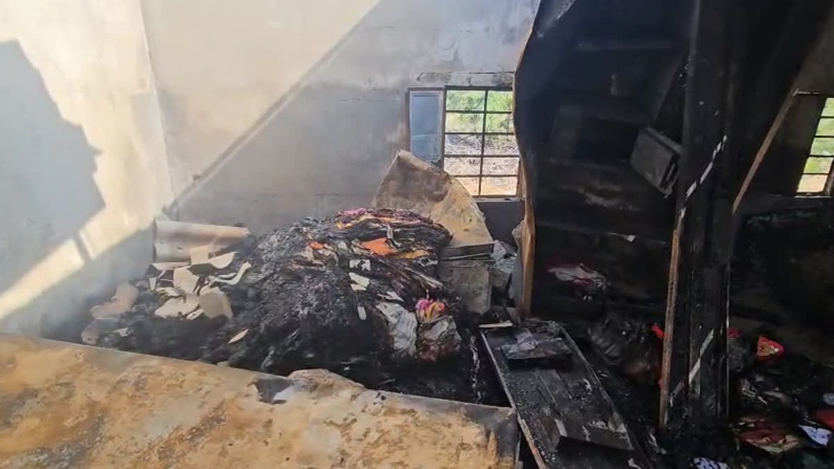 बाड़मेर : घर में आग लगने से 2 भाई जिंदा जले , एक गंभीर झुलसा