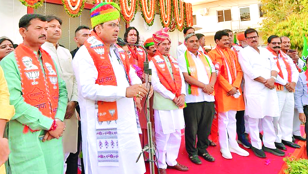 भाजपा राष्ट्रहित, विकास और सेवा की भावना के साथ कार्य करने वाली पार्टी: सीएम भजनलाल शर्मा