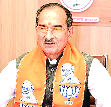 कांग्रेस ‘अभाव’ की बातें करके देश में फैलाना चाहती है अव्यवस्था: मदन राठौड़