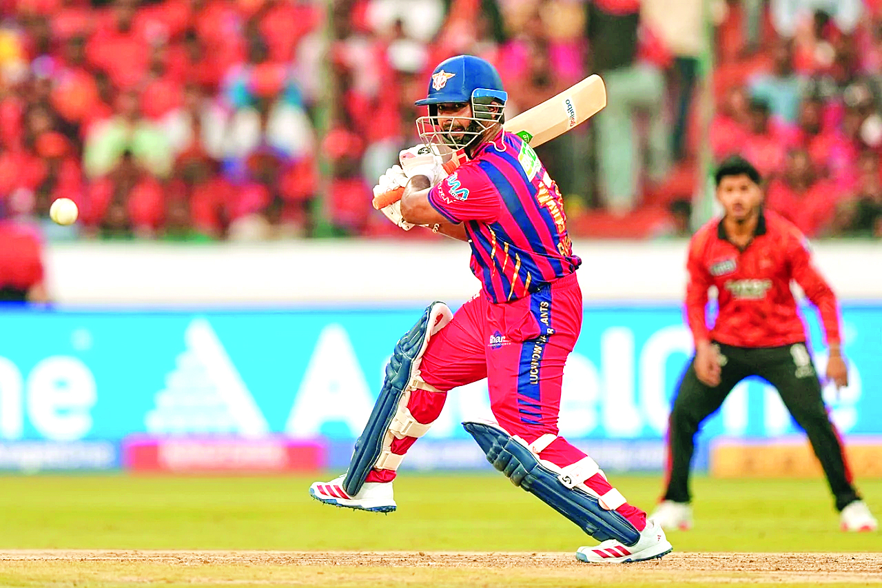 आईपीएल-2026- लखनऊ सुपर जायंट्स ने सनराइजर्स हैदराबाद को पांच विकेट से हराया, पंत ने खेली कप्तानी पारी