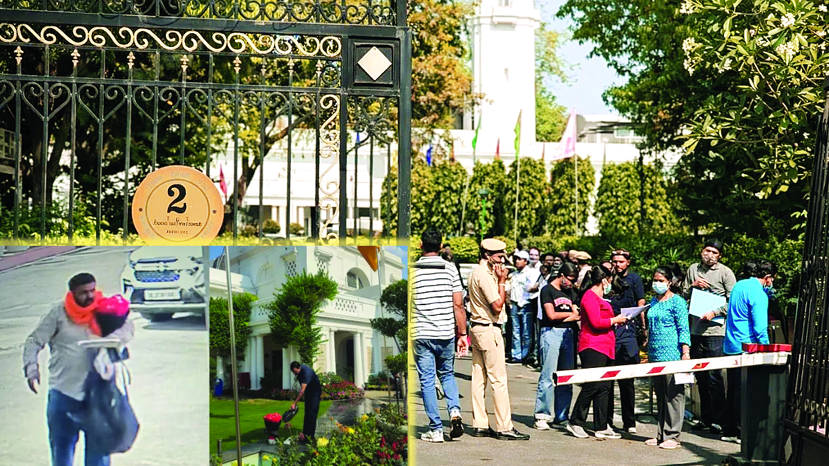 दिल्ली विधानसभा सुरक्षा में चूक, विधानसभा का बेरियर तोडक़र अंदर घुसा शख्स, गुलदस्ता रखा और भाग गया, पुलिस ने तीन को किया गिरफ्तार