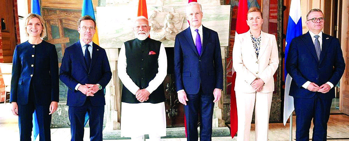 पीएम मोदी ने कहा- भारत के नॉर्डिक देशों से संबंध मजबूत हो रहे