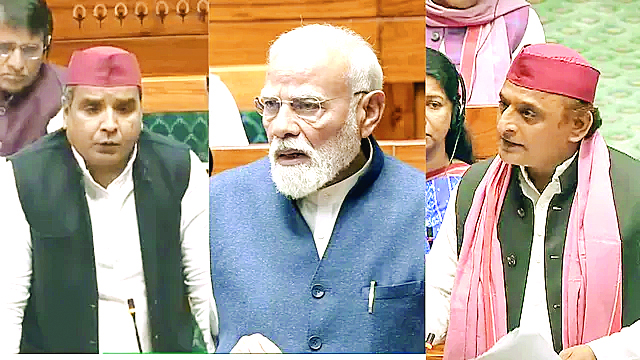 पीएम मोदी ने मुस्कुराते हुए कहा, 'अखिलेश यादव मेरे मित्र हैं, इसलिए कभी-कभी मदद कर देते हैं